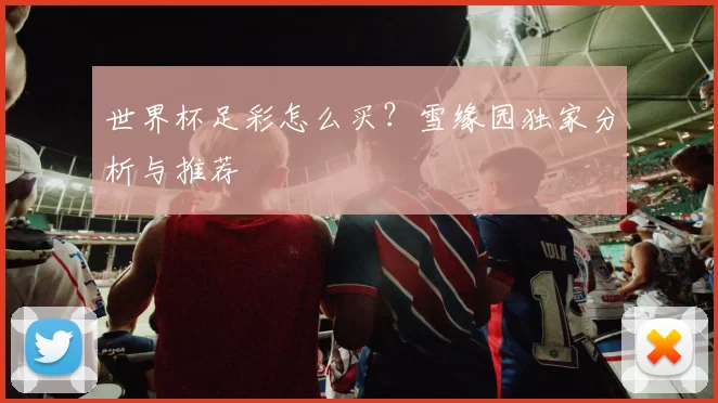 世界杯足彩怎么买?雪缘园独家分析与推荐